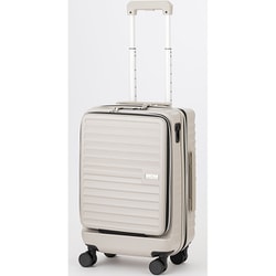 LEGEND WALKER 【MALIBU】 ワンタッチ式レバーストッパー大容量拡張ファスナーキャリー/機内持込サイズ/TSAロック搭載/抗菌仕様内装 35L（拡張時46L） ライトグレー 5208-49-LGY