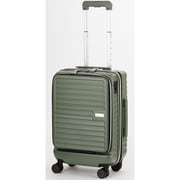 LEGEND WALKER 【MALIBU】 ワンタッチ式レバーストッパー大容量拡張ファスナーキャリー/機内持込サイズ/TSAロック搭載/抗菌仕様内装 35L（拡張時46L） オリーブ 5208-49-OL