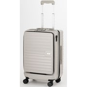 LEGEND WALKER 【MALIBU】 ワンタッチ式レバーストッパー大容量拡張ファスナーキャリー/無料受託サイズ/TSAロック搭載/抗菌仕様内装 48L（拡張時61L） ライトグレー 5208-54-LGY