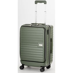 LEGEND WALKER 【MALIBU】 ワンタッチ式レバーストッパー大容量拡張ファスナーキャリー/無料受託サイズ/TSAロック搭載/抗菌仕様内装 48L（拡張時61L） ライトグレー 5208-54-OL