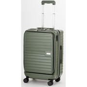 LEGEND WALKER 【MALIBU】 ワンタッチ式レバーストッパー大容量拡張ファスナーキャリー/無料受託サイズ/TSAロック搭載/抗菌仕様内装 48L（拡張時61L） ライトグレー 5208-54-OL
