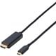 映像変換ケーブル USB Type-C-HDMI ミラーリング対応 60Hz 2.0m ブラック CAC-CHDMI20BK3