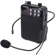 その場で録音再生できる 多機能 ポータブル拡声器 PRLU25SBK