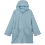軽く羽織れる撥水ジャケット アッシュブルー L