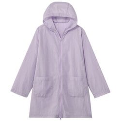 軽く羽織れる撥水ジャケット ラベンダー L