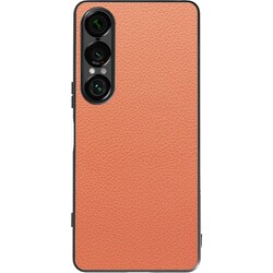 Xperia 1 VII 用 本革スマホケース/ストラップホール付き フラミンゴ WORK25XP-FM-SXP1V7