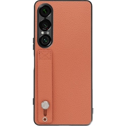 Xperia 1 VII 用 本革スマホケース/ホールドベルト付き フラミンゴ WORK26XP-FM-SXP1V7