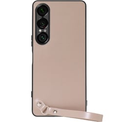 Xperia 1 VII 用 本革スマホケース/ストラップ＆ストラップホール付き モンブランキャメル WORK33XP-CM-SXP1V7