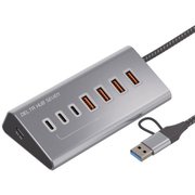 デルタ形状7ポートUSB3.2ハブ DELTA HUB SEVEN SD-HC3A4