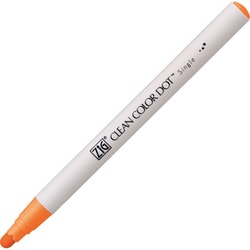 ZIGクリンカラードットシングル 蛍光オレンジ TCSD-6100-111