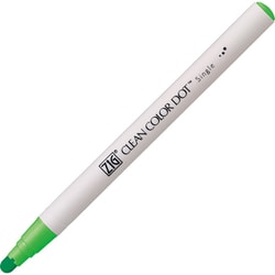 ZIGクリンカラードットシングル 蛍光グリーン TCSD-6100-113