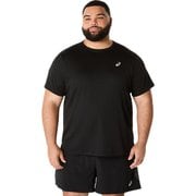 ランニングドライ半袖シャツ メンズ ランニングウェア シャツ パフォーマンスブラック(001) Mサイズ 2011D297
