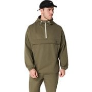 ダブルウィーブリラックスプルオーバージャケット メンズ フィットネス ジャケット マントルグリーン（300） Mサイズ 2031E893