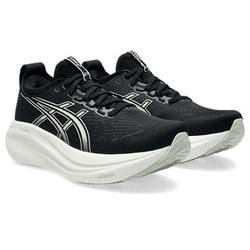 ゲルニンバス27ワイド レディース ランニングシューズ BLACK/LAKE GREY（002） 22.5cm 1012B752