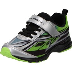 瞬足 ハイスタンダード キッズ スニーカー シルバー（SL） 19cm SJC2140