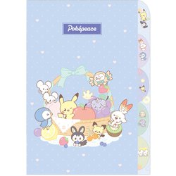 5ポケットクリアファイル ポケピース 440404001