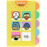 限定 ダイカットクリアファイル5P お文具といっしょ 和食 S2174766