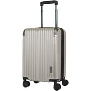 TRAVEL EARTH トラベルアース スーツケース ハードキャリー ファスナータイプ 拡張機能付き 旅行目安日数：3～4泊 38L/拡張時44L TSAロック搭載 機内持ち込み可能 預け入れ無料 ペットボトルホルダー付き TE-0891-48 ゴールド.H