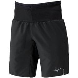 ランニングマルチポケットパンツハーフ9インチ ユニセックス ランニングウェア ハーフパンツ ブラック（09） XLサイズ J2MBC012