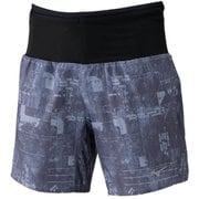 ランニング マルチポケットパンツ プラス グラフィック 7インチ ユニセックス ランニングウェア ハーフパンツ グレー(92) Mサイズ J2MBC015