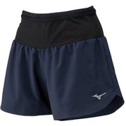 ランニングマルチポケットパンツ4インチ レディース ランニングウェア ショートパンツ ネイビー（14） Lサイズ J2MBC210