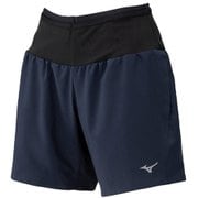 ランニングマルチポケットパンツプラス6.5インチ レディース ランニングウェア ハーフパンツ ネイビー（14） Lサイズ J2MBC211