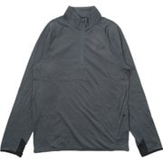 エアメッシュハーフジップ メンズ カットソー Moon Blue（430） Mサイズ OM7942