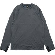 エアメッシュロングスリーブクルー メンズ カットソー Moon Blue（430） Lサイズ OM1302