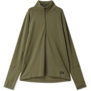 バターアップロングスリーブハーフジップ メンズ カットソー (353) Lサイズ OM0594