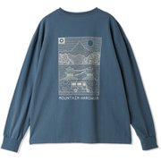 リググラフィックリラックスドLS メンズ カットソー Adriatic Blue(444) Lサイズ OM1363
