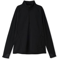 エアメッシュハーフジップ レディース カットソー Dark Storm（004） Sサイズ OL6519