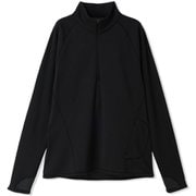 エアメッシュハーフジップ レディース カットソー Dark Storm（004） Mサイズ OL6519