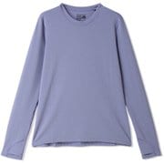 バターアップロングスリーブ レディース カットソー Blue Slate（417） XSサイズ OL6323