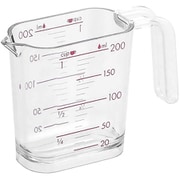 ジー・クック 計量カップ 200ml (シルバーローズ) 食洗機対応 日本製 GC-260