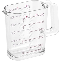 ジー・クック 計量カップ 500ml （シルバーローズ） 食洗機対応 日本製 GC-261