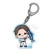 SYNC-NHF2AKU-MSH 北海道日本ハムファイターズ mochocho シリーズ しゃけまるつかまえた！ アクリルキーホルダー 伏見寅威