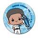 SYNC-NHF2RE-MSG 北海道日本ハムファイターズ mochocho シリーズ しゃけまるつかまえた！ レザーバッジ（丸形） 万波中正