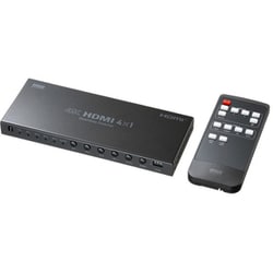 HDMI切替器 シームレス切替機能 4K対応 4入力1出力 オートスキャン機能 リモコン付き SW-UHD41RSL