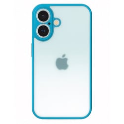 iPhone 16用 バンパーハードケース ネイビー 1001-16-NAVY