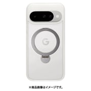 Google Pixel 10/10 Pro用 ハイブリッドケース ZEROSAFE TPU+PC 磁力充電対応 360°回転スタンド ホワイト 9146P10ZSWH