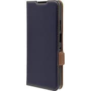 moto g66j 5G/g66y 5G用 手帳型ケース 薄型 カード入れ スタンド機能 衝撃吸収 シンプル サイドマグネット NV BR 9218MG66JBSMNVB