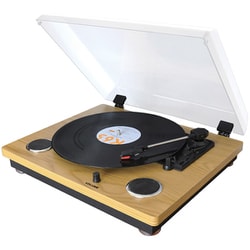 スピーカー搭載 レコードプレーヤー KRP-206S