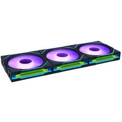 UNI FAN SL-INF ワイヤレス リバースブレード トリプルパック ブラック UF-RS-SLIN120-WLS-3B