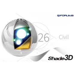 Shade3D Professional Civil Ver.26 1年版 店頭販売パッケージ [Windows＆Macソフト]