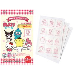 MYP36 [虫除けシール 36枚入 サンリオキャラクター]