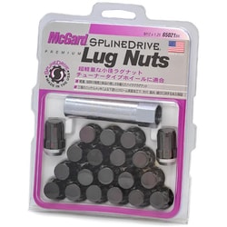 M12X1.25 スプラインドライブ 黒/クローム 20個 MCG-65021BK