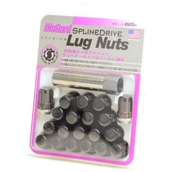 M12X1.5 スプラインドライブ 黒/クローム 20個 MCG-65025BK