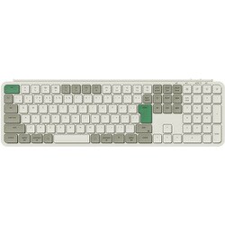 Keychron B6 Pro ウルトラスリム ワイヤレスキーボード - JIS配列（テンキー付/100％フルサイズ）/シザースイッチ（本体カラー：レトログリーン/かな印字なし） B6P-K12Z-JIS