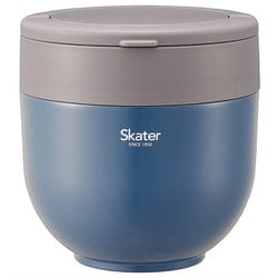 折りたたみハンドル付ランチジャー 1250ml アッシュブルー LDNO13AG