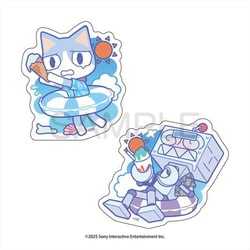どこでもいっしょ 海でもいっしょ ダイカットステッカー ソラ＆スズキ